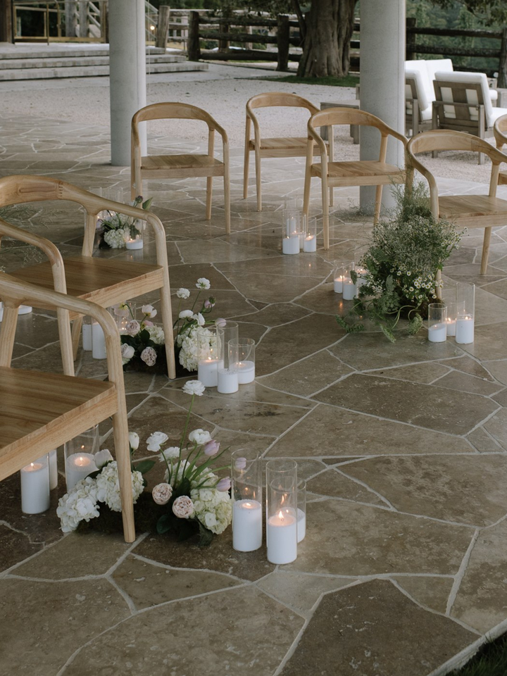 White Pearl Candle Wax Wedding Bundle