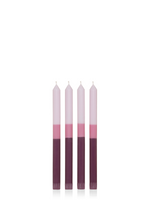 Bordeaux Charm 30cm Layered Dinner Candles