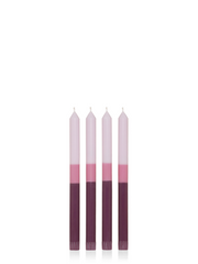 Bordeaux Charm 30cm Layered Dinner Candles