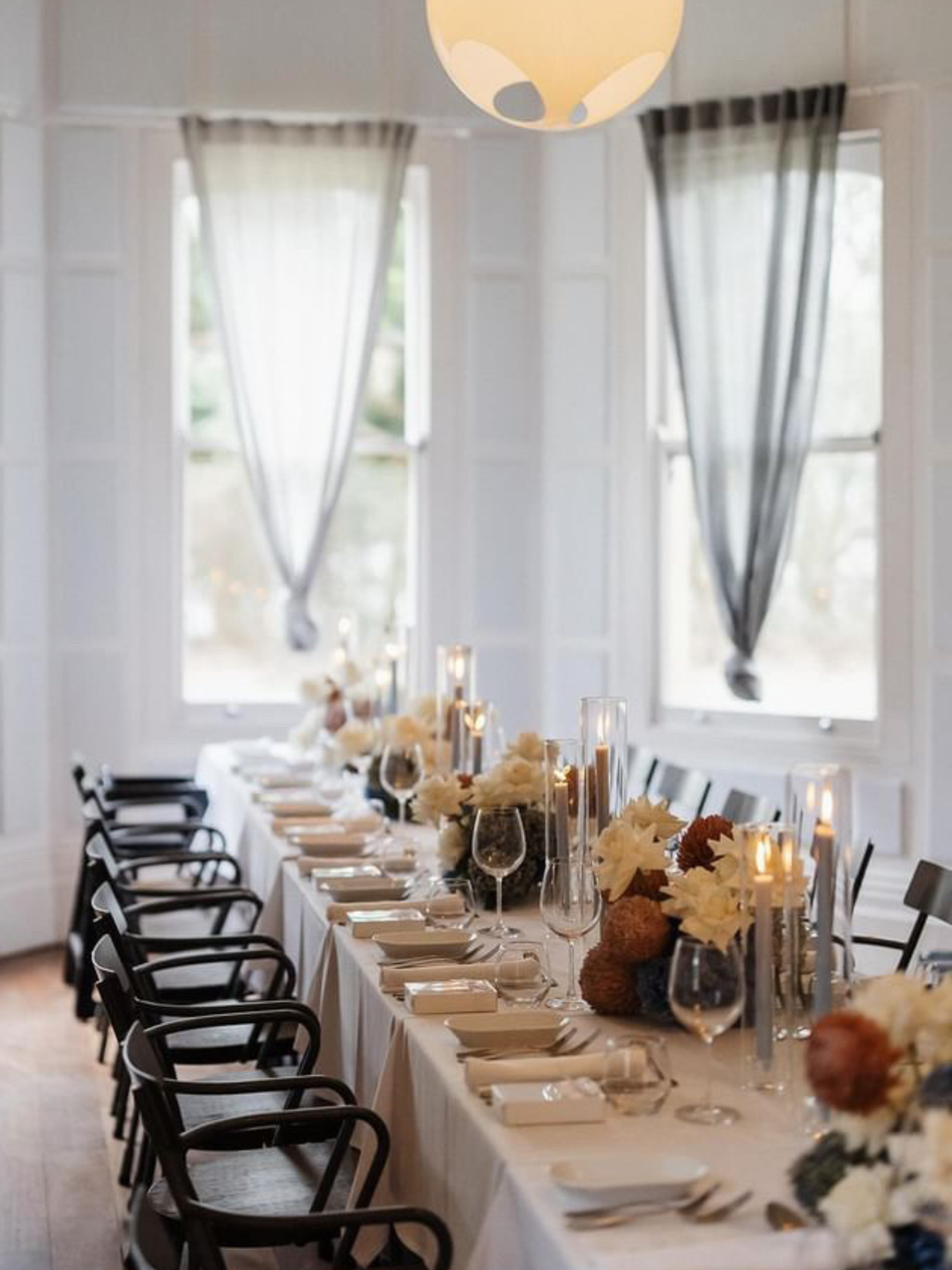 French Blue 30cm Dinner Candles