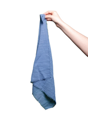 Cornflower Frayed Edge Napkin