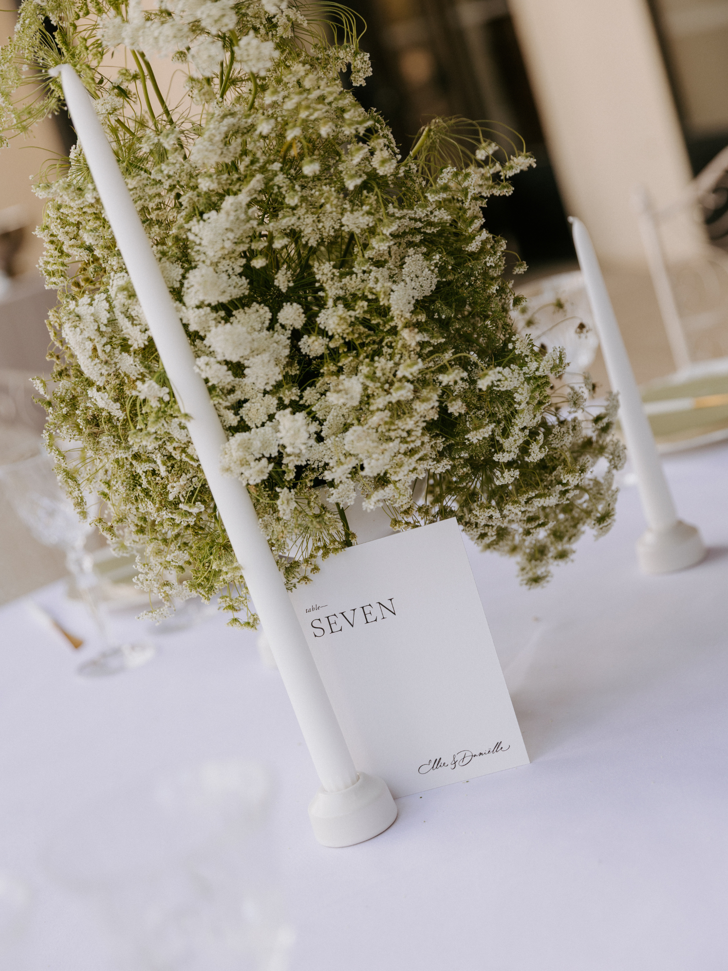 White 45cm Taper Candles