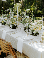 White 55cm Taper Candles