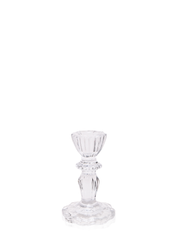 Clear Sophia Glass Candle Holder - Small