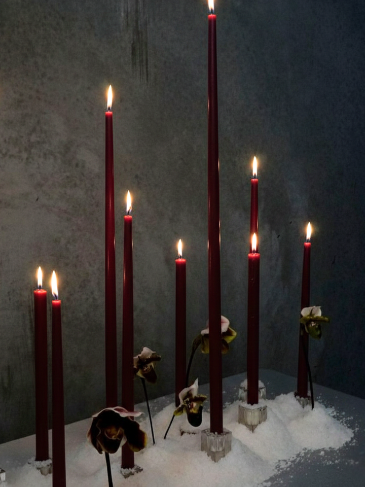 Clear Enzo Vintage Candle Holder