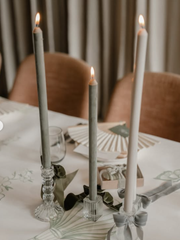 Clear Enzo Vintage Candle Holder