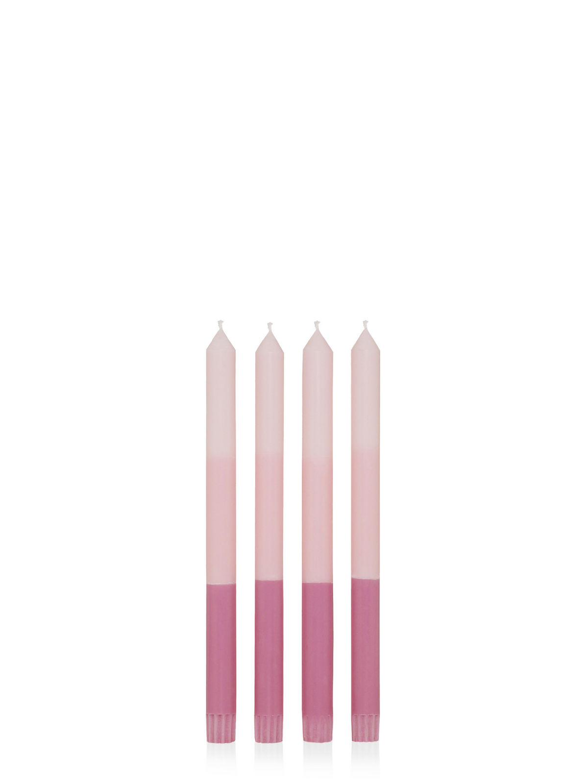 Pretty in Pink 30cm Layered Dinner Candles