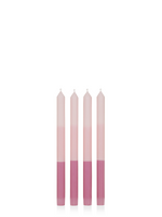 Pretty in Pink 30cm Layered Dinner Candles