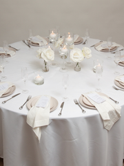 Floating Candle, Stems and Glass Cylinders - White