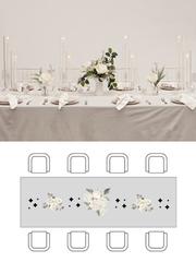 White Dinner Candles with White Metal Holders Wedding Bundle (Copy) Pack of 1