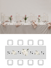 White Taper Candles with Silver Metal Holders Wedding Bundle (Copy) Pack of 1