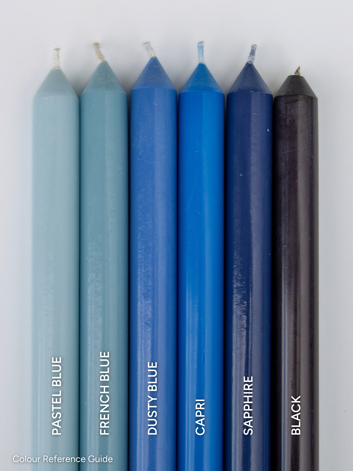 Black 5cm Pillar in 5.8cm Glass Set - Sm Pack of 1