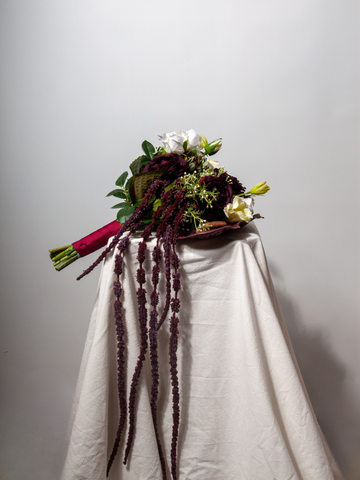 Plum Noir Wedding Bouquet - Medium Pack of 1