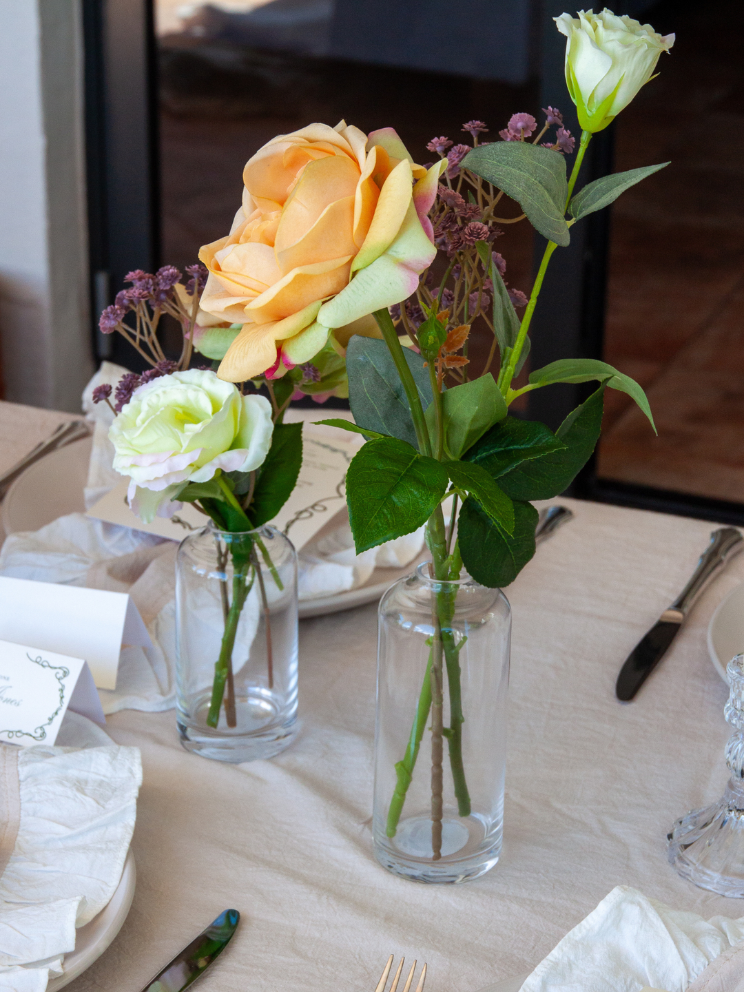 Vintage European Wedding Bud Vase - Medium