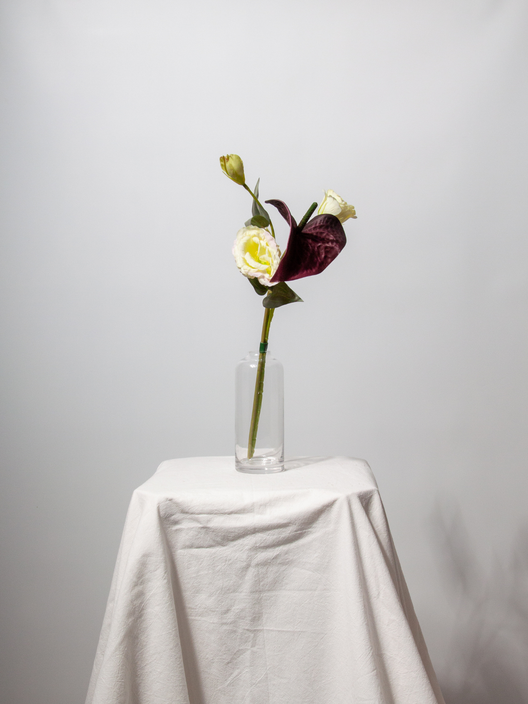 Plum Noir Wedding Bud Vase 2 Pack of 1