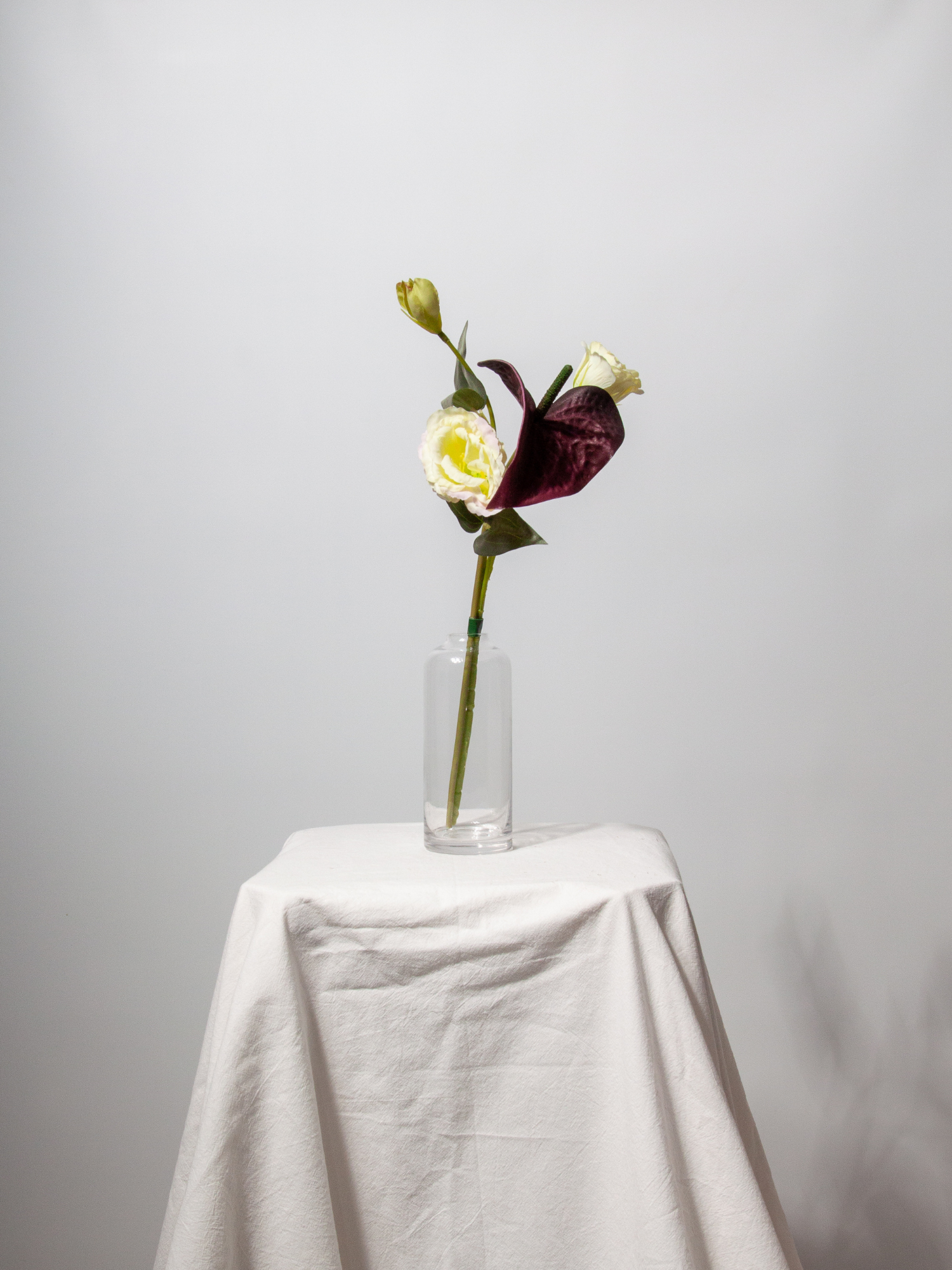 Plum Noir Wedding Bud Vase 2 Pack of 1