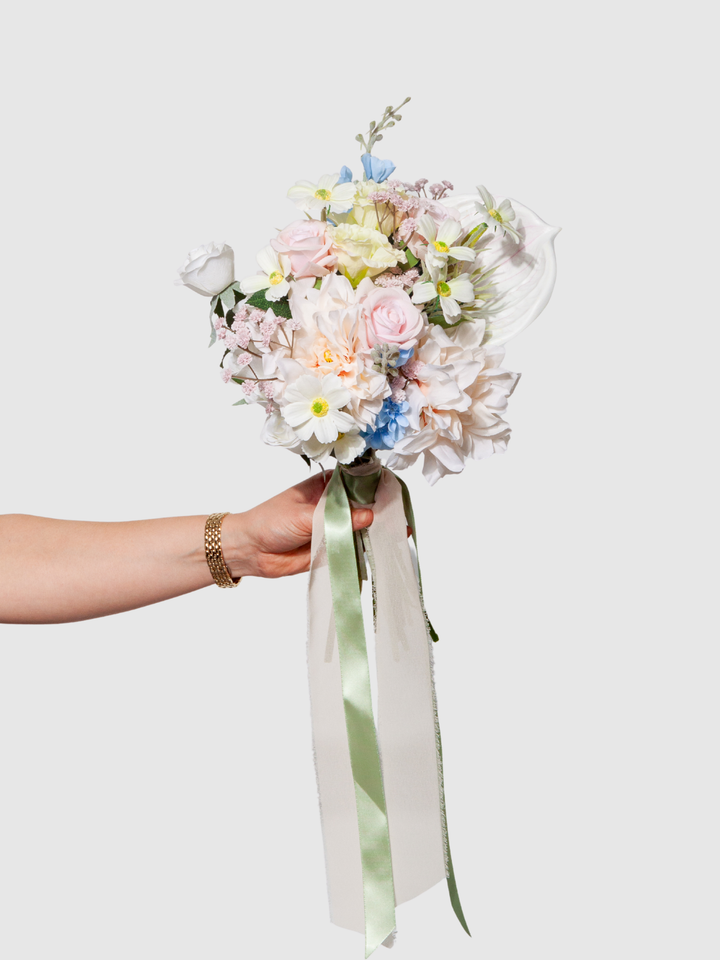 Spring Pastel Wedding Bouquet