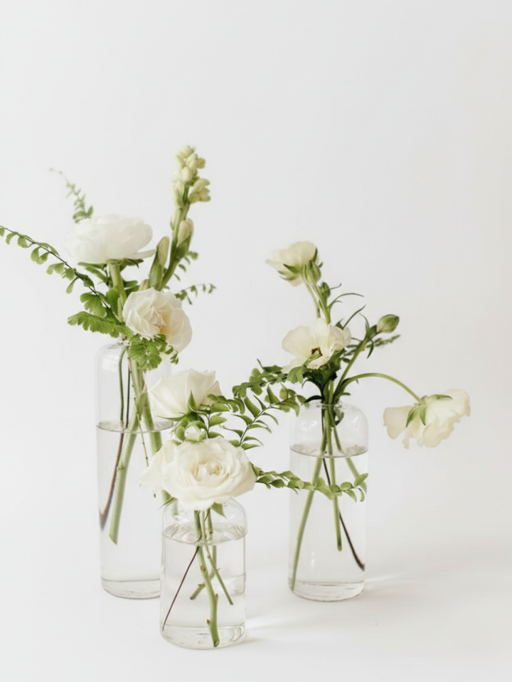 Clear Louisa Glass Bud Vase - Small