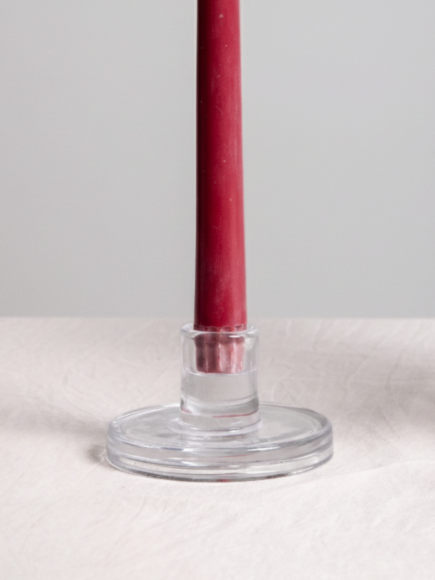 Clear Vera Glass Candle Holder
