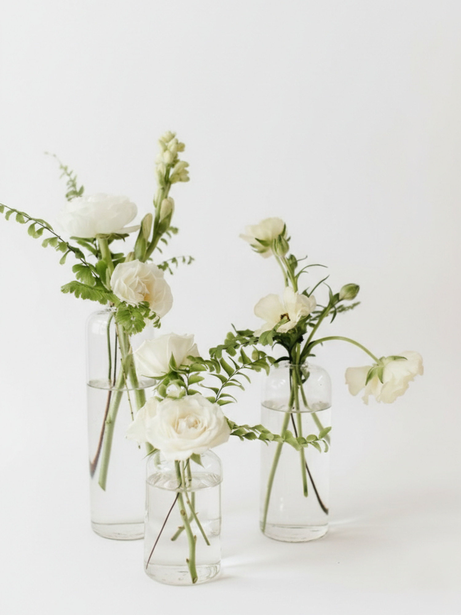 Clear Louisa Glass Bud Vase - Large