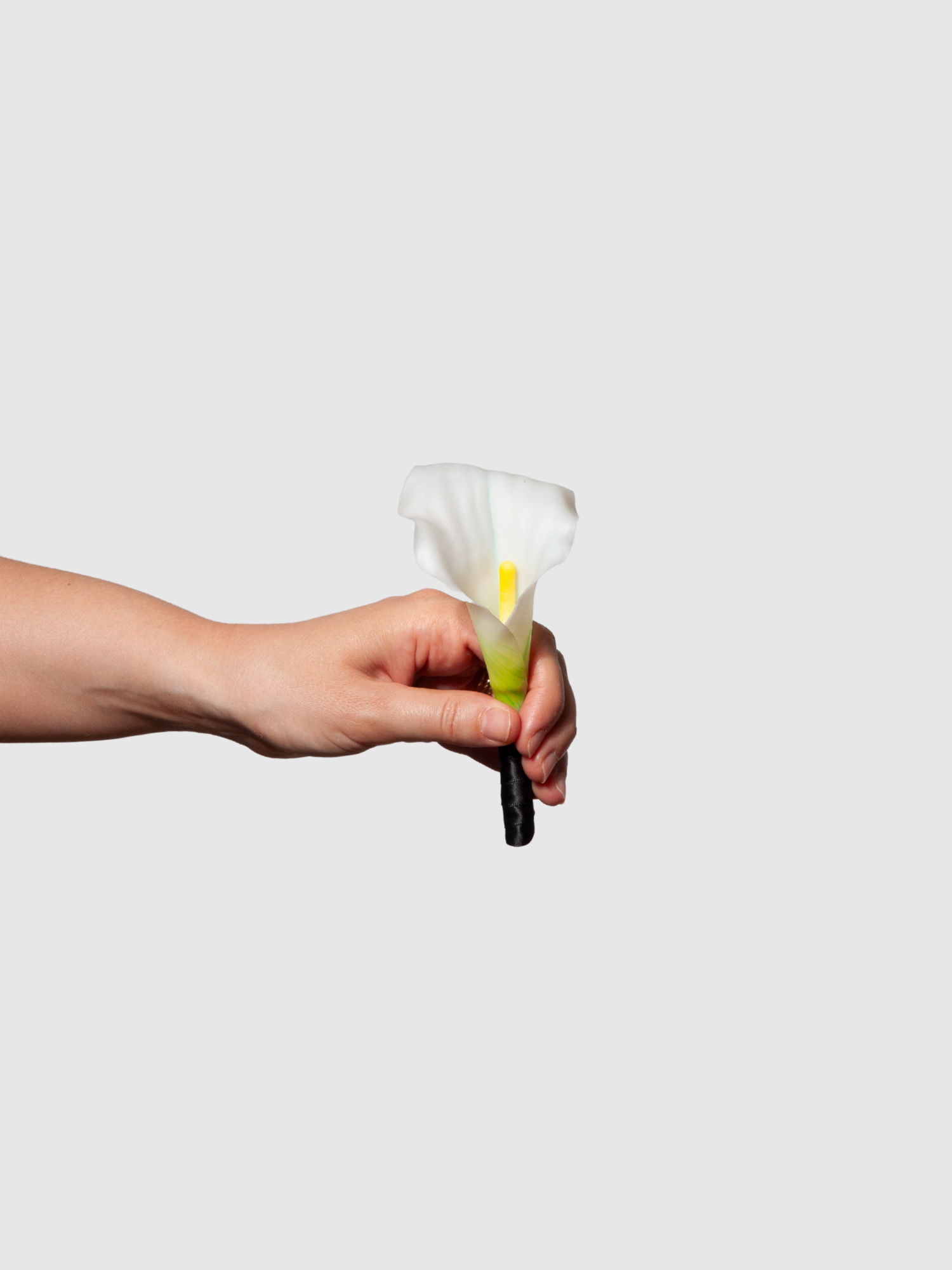 White Calla Lily Wedding Buttonhole