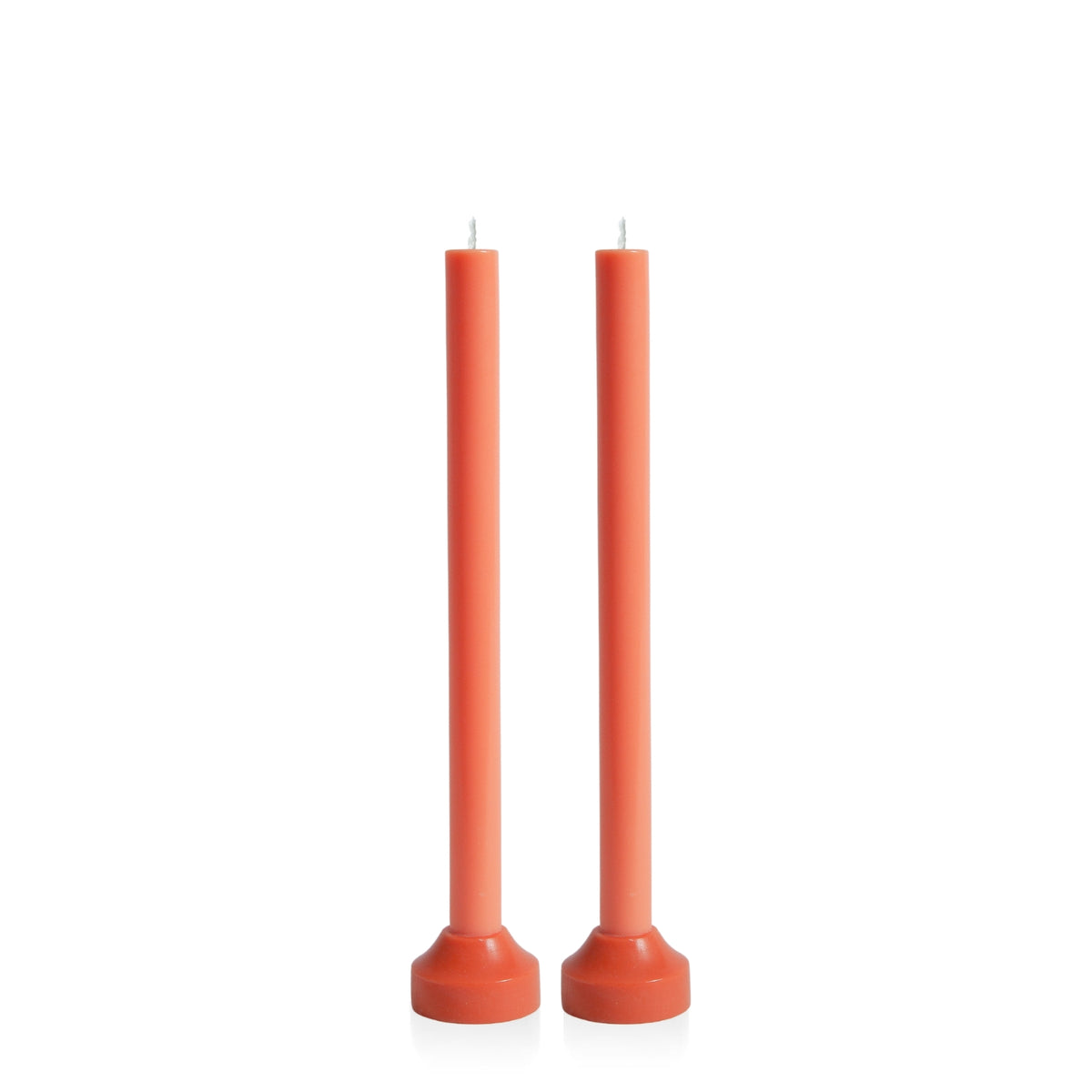 Baked Clay & Peach Verona Dyad Dinner Candles Pack of 2