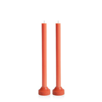 Baked Clay & Peach Verona Dyad Dinner Candles