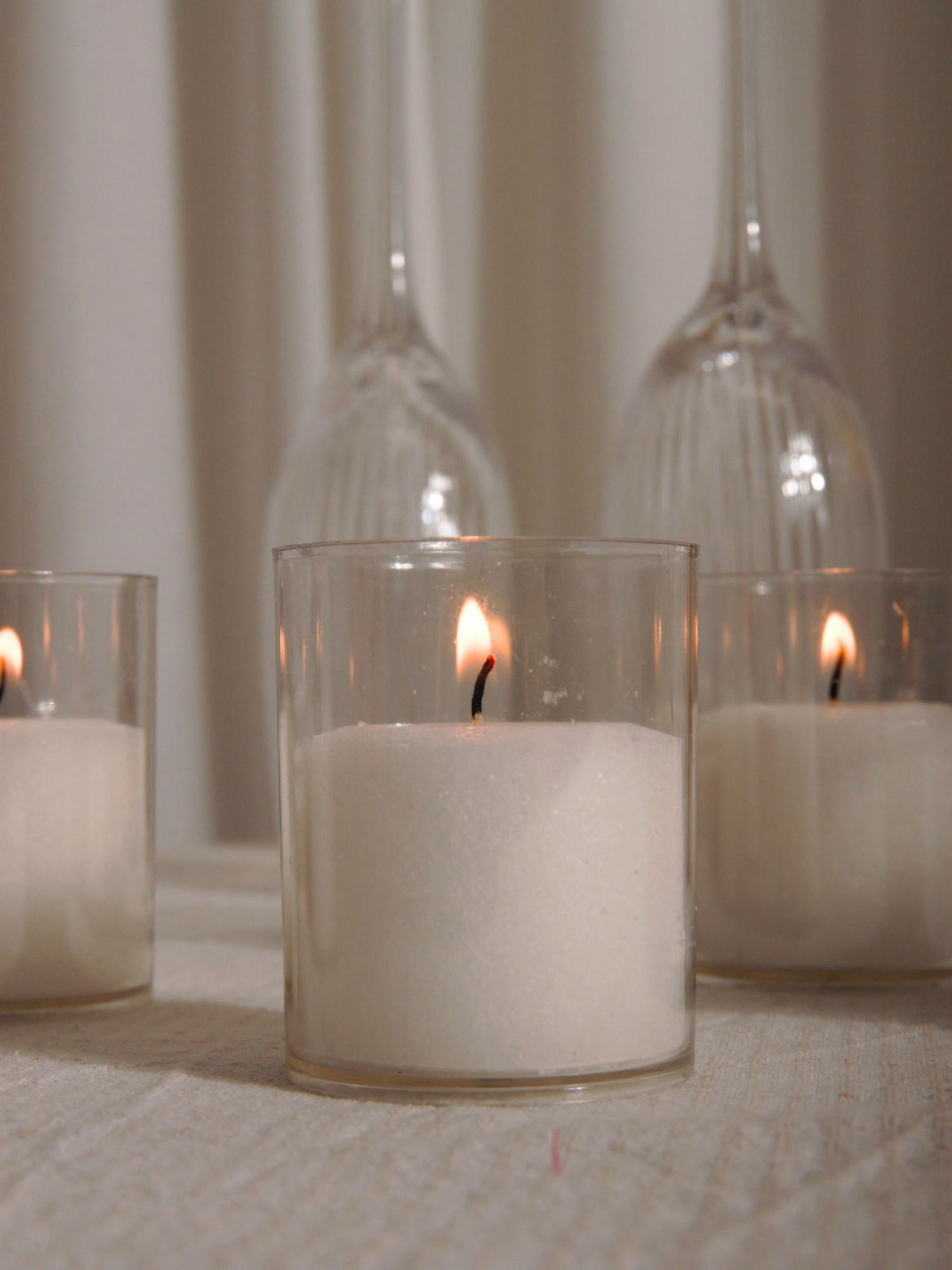 Clear 15hr Acrylic Cup Votives
