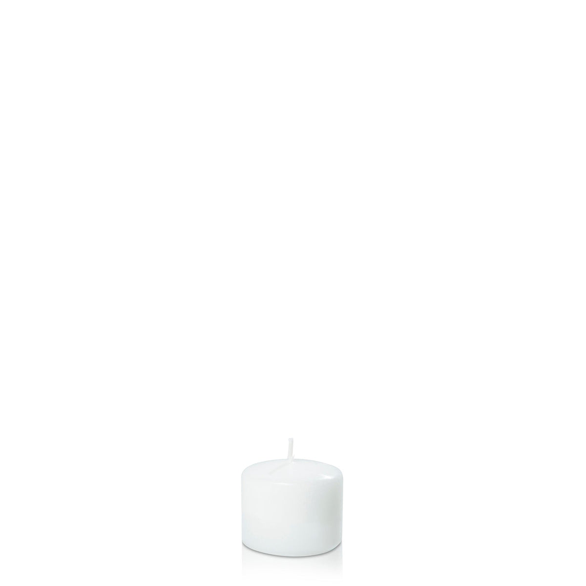 White 5cm x 5cm Slim Event Pillar - Pack of 96