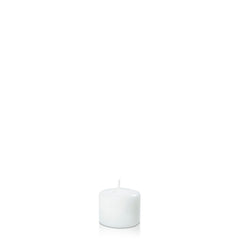 White 5cm x 5cm Slim Event Pillar - Pack of 96