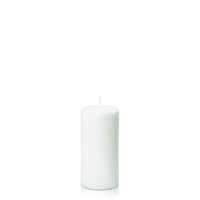 White 7cm x 15cm Event Pillar - Pack of 24