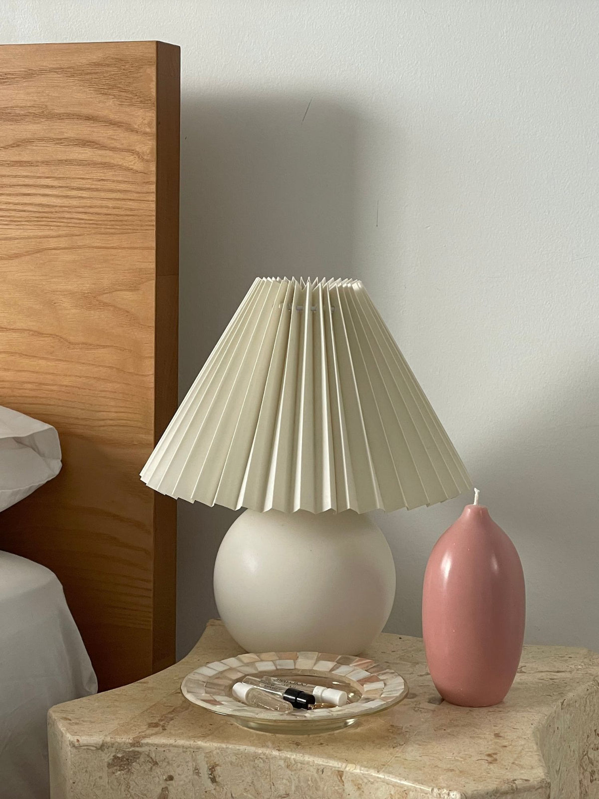 Heritage Rose Argos Vase Candle