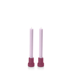 Plum & Lilac Aspen Dyad Dinner Candles Pack of 2