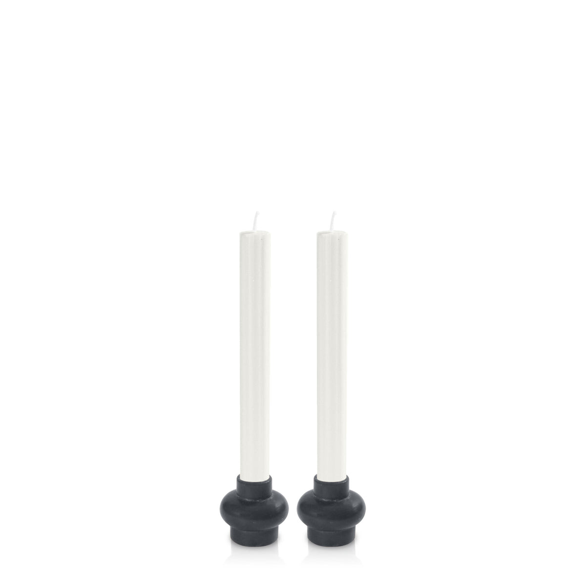 Charcoal & Stone Majorca Dyad Dinner Candles Pack of 2