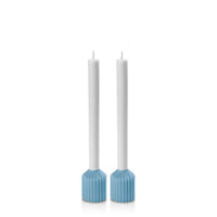 French Blue & White Avignon Dyad Dinner Candles