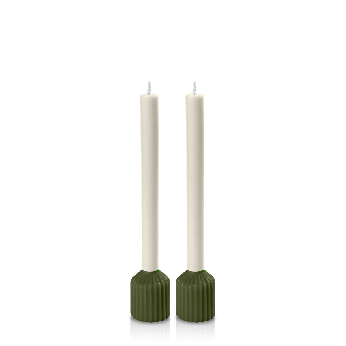 Olive & Ivory Avignon Dyad Dinner Candles Pack of 2