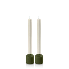 Olive & Ivory Avignon Dyad Dinner Candles Pack of 2