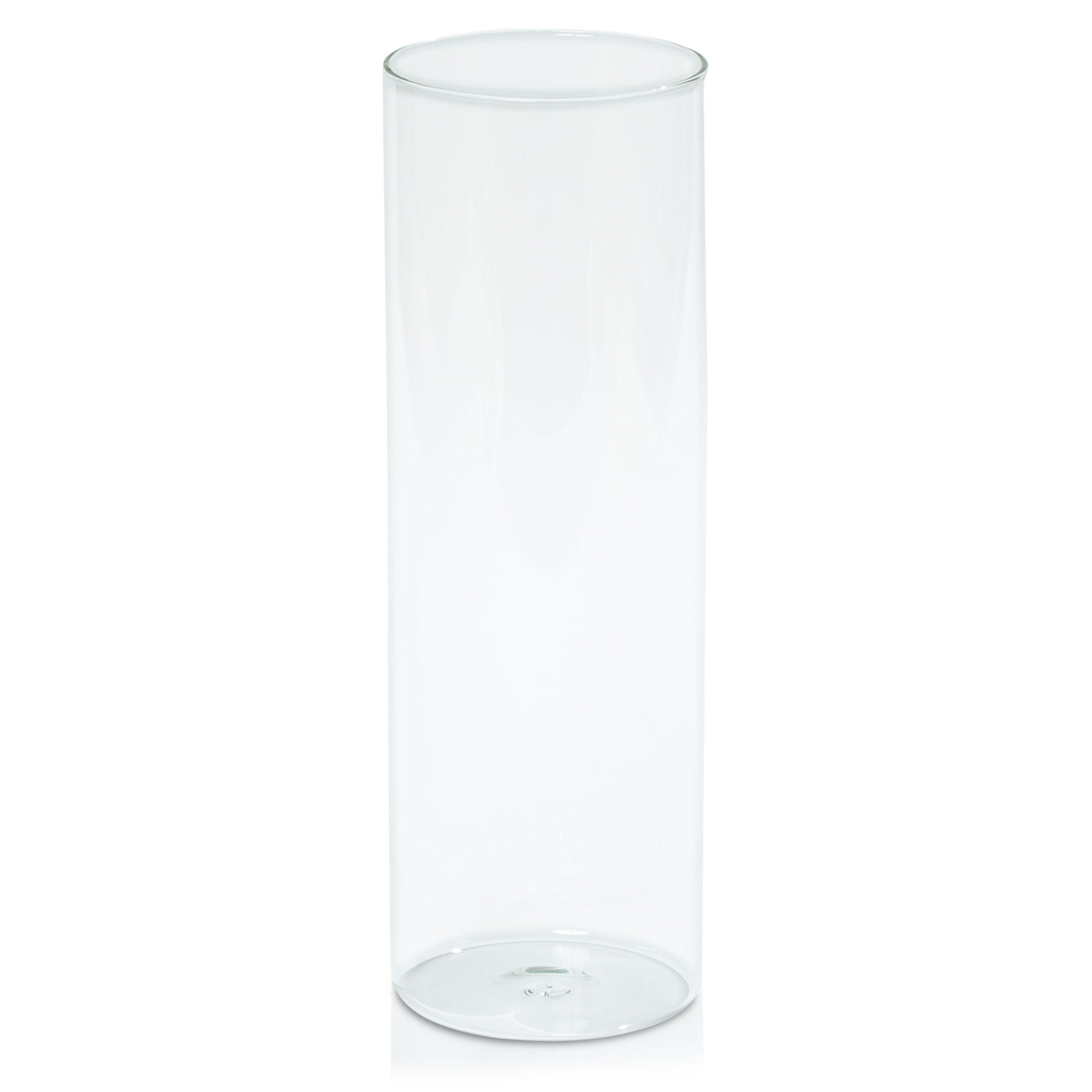 Clear 10cm x 30cm Glass Cylinder Pack of 1