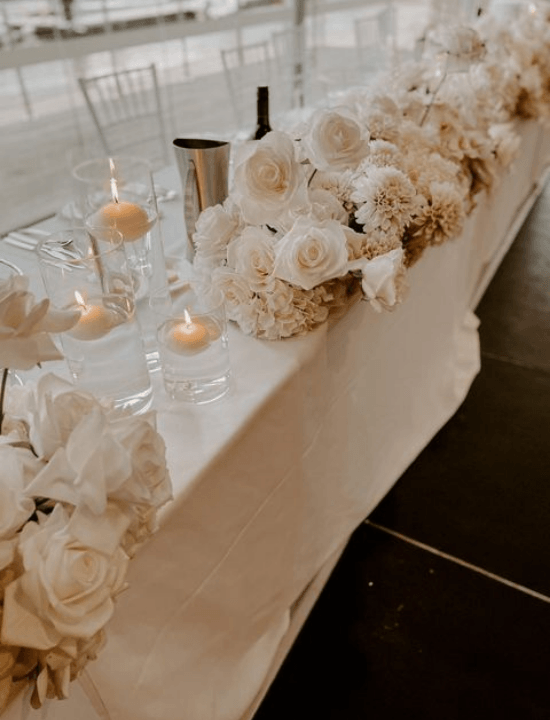 White 8cm Event Floating Candle in 10cm Glass - Sm Pack of 1