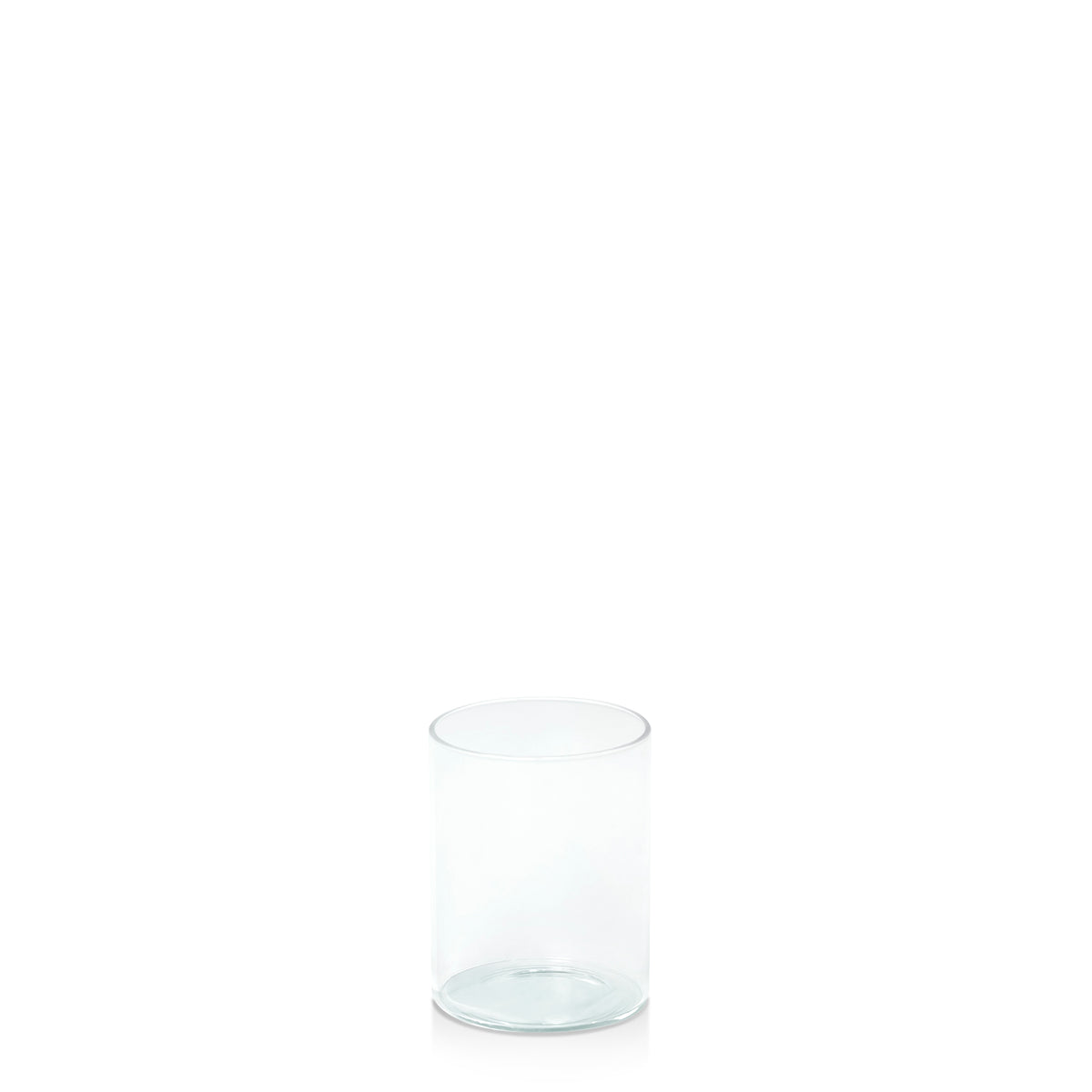 Clear 8cm x 10cm Glass Cylinder Pack of 1