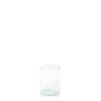 Clear 8cm x 10cm Glass Cylinder