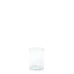 Clear 8cm x 10cm Glass Cylinder Pack of 1