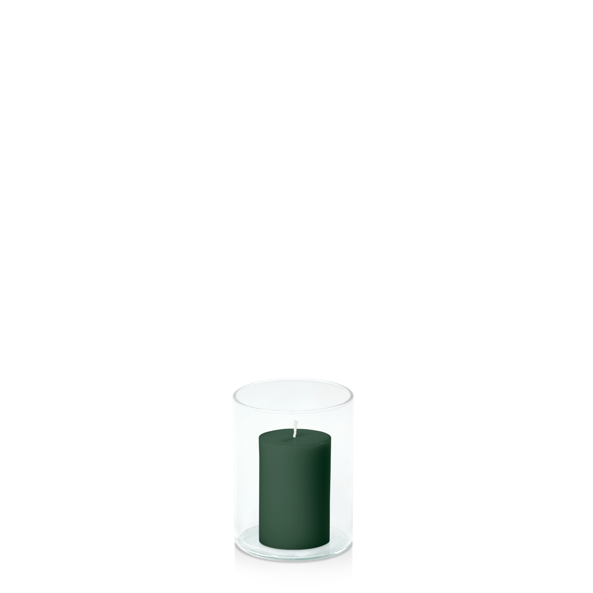 Forest 5cm x 7.5cm Pillar in 8cm x 10cm Glass Pack of 1