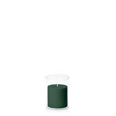 Forest 7cm x 7cm Pillar in 8cm x 10cm Glass Pack of 1