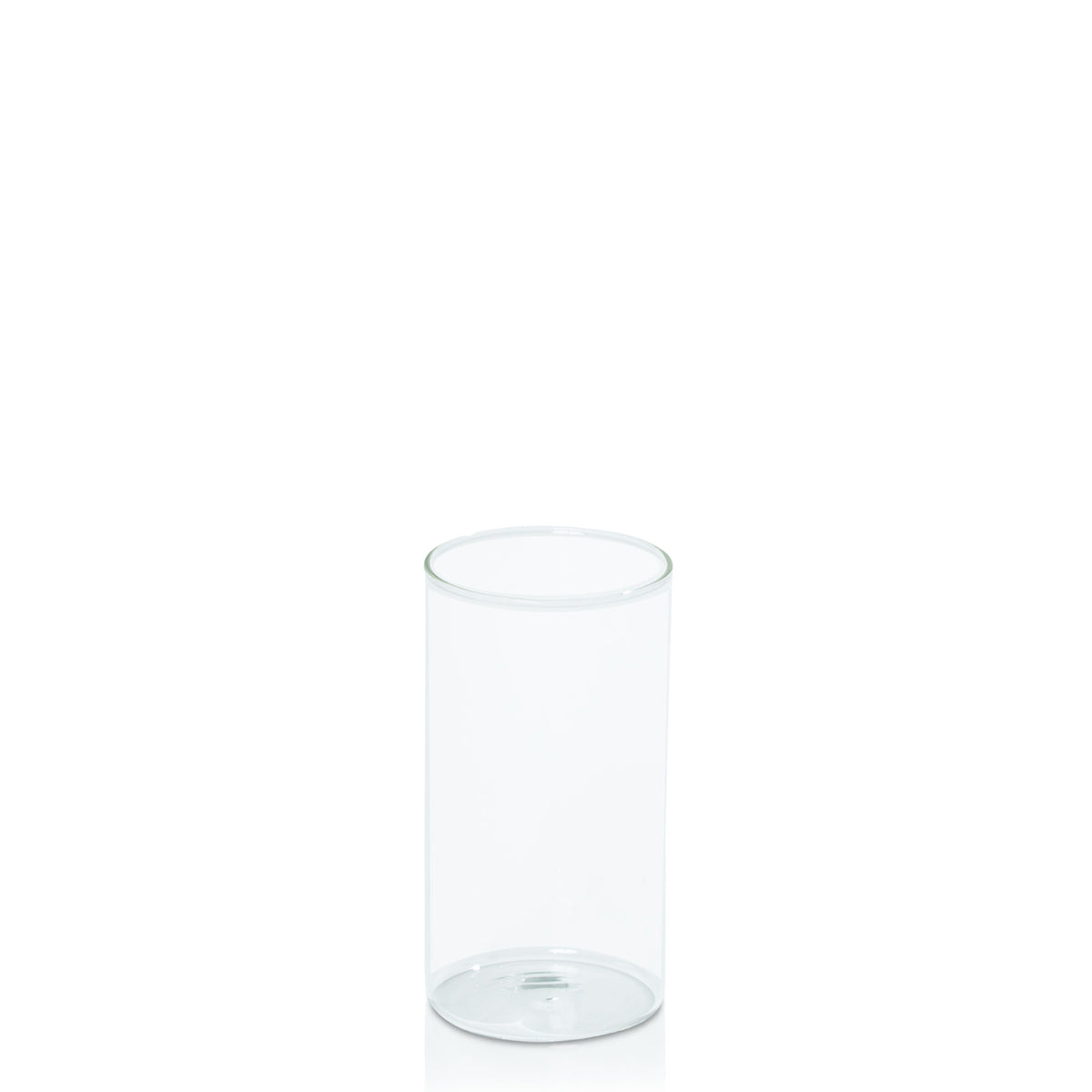 Clear 8cm x 15cm Glass Cylinder Pack of 1