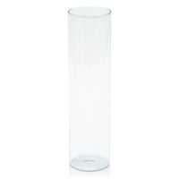 Clear 8cm x 30cm Glass Cylinder