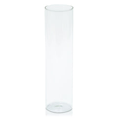 Clear 8cm x 30cm Glass Cylinder Pack of 1