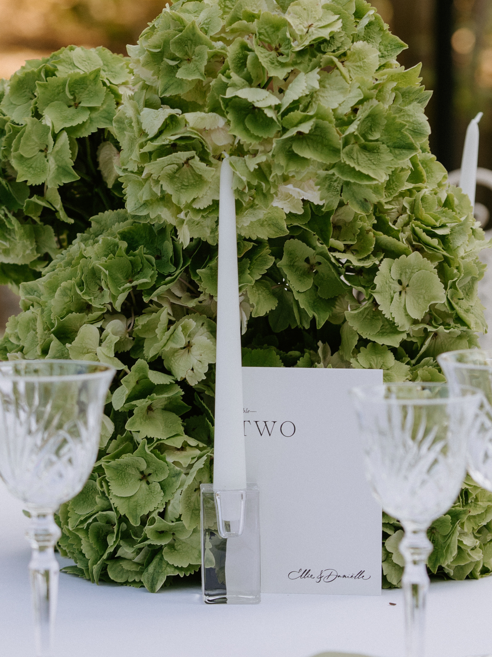 White 25cm Taper Candles with Large Glass Holders and Sleeves - Set of 12 Pack of 12