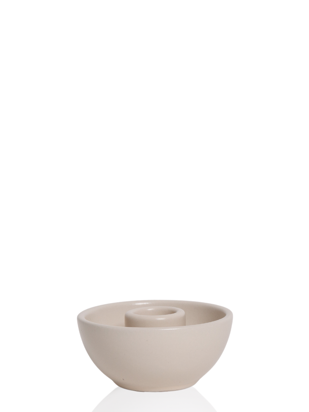 Alabaster Romy Ceramic Candle Holder- Small