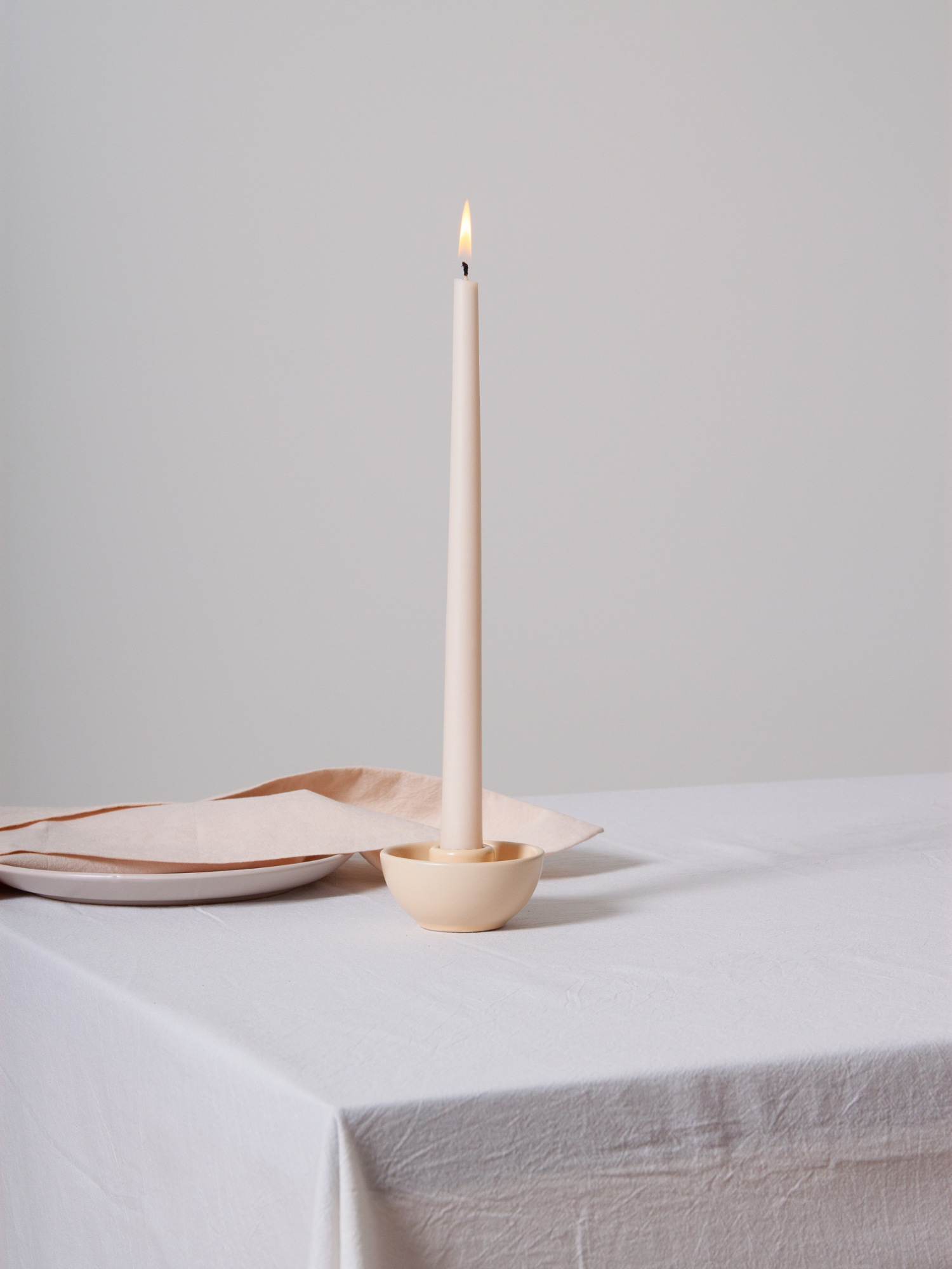 Macaron Romy Ceramic Candle Holder- Small Pack of 1